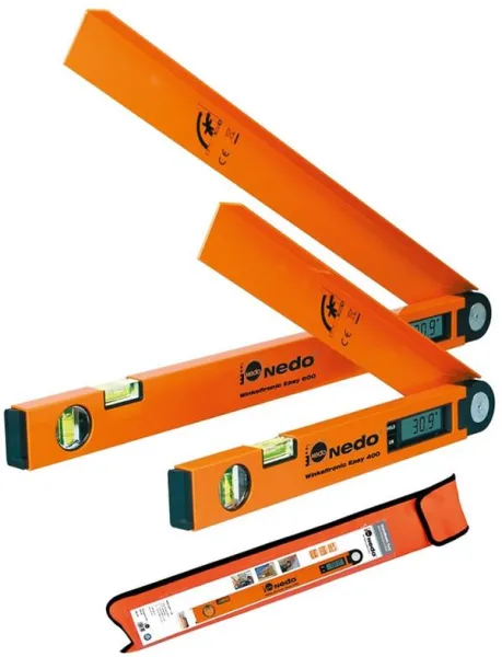 Nedo Digital vinkelmåler 600mm 0-200°